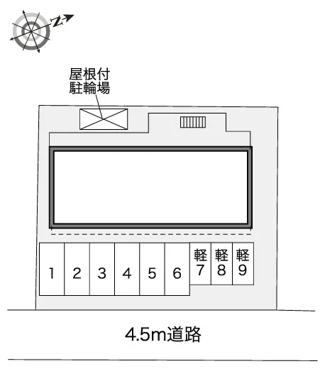 ★手数料０円★四日市市午起１丁目　月極駐車場（LP）